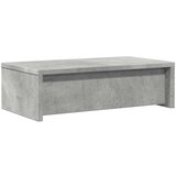 vidaXL Stojalo za zaslon s predali betonsko siva 50x27x15 cm inž. les | Shoptok.si
