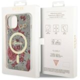  originalni guess ovitek flowers GUHMP14SHCFWSA z magsafe za iphone 14 6.1 - kaki | Shoptok.si