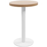 vidaXL Bistro miza svetlo rjava 50 cm mediapan, (20711135) | Shoptok.si