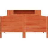  Knjižna postelja brez vzmetnice vošč. rjava 150x200 cm borovina, (21608408) | Shoptok.si