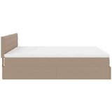 vidaXL okvir kreveta s madracima cappuccina 180x200cm umjetna koža | shoptok.hr
