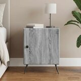  Noćni ormar Siva sonoma 43 x 34,5 x 50 cm Konstruirano drvo | shoptok.hr