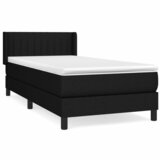 Maison Chic Box spring postelja - Vzmetna postelja z vzmetnico črna 90x200 cm blago SL7224, (21886783) Cene
