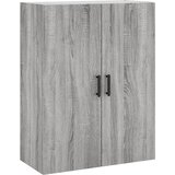  Visoka komoda siva sonome 69,5x34x180 cm od konstruiranog drva Slike