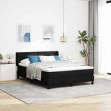 vidaXL Boxspring krevet s madracem s madracem Crna 160 x 200 cm Cijene