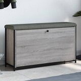 vidaXL Klupa za cipele s preklopnom ladicom boja hrasta 102x32x56 cm Cijene