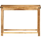 Maison Chic konzolna miza - miza ob steni 100x30x75 cm trden mangov les, (21786146) Cene