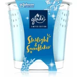 Glade Starlight & Snowflakes dišeča sveča z vonjem Snow, Frosty Air, Ecalyptus 129 g
