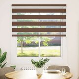 vidaXL Zavjesa zebra 135x150 cm širina tkanine 130,9 cm poliester | shoptok.hr