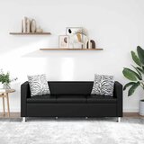  Trosjed od umjetne kože crni | shoptok.hr