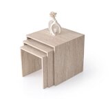 Hanah home flex - 9409 travertine nesting table (3 pieces) | ePonuda.com