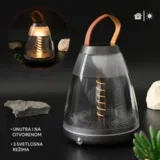 led lampa DT001-2 ukrasna siva