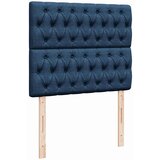 vidaXL Otomanski posteljni okvir z vzmetnico moder 120x190 cm blago, (21611752) | Shoptok.si
