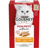 Gourmet Mešano pakiranje Mon Petit 6 x 50 g - Raca, piščanec, puran Cene