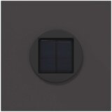  Solarna LED svjetlost za stazu 2 pcs Crna Hladno valjana čelika | shoptok.hr