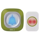  Bežično zvono za utičnicu 230V + 1xCR2032 IP44 zelena | Eponuda.com