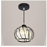 Luster na sajli BELLA 1xE27/40W/230V crn Cene
