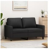 vidaXL Dvosjed od tkanine crni 120 cm od umjetne kože Cijene