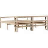 Krevet za starije s uzglavljem 200x200 cm od borovine | Eponuda.com