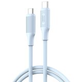 XO kabl za telefon USB-C - USB-C 1m 60W Blue ( GSM180786 ) Cene