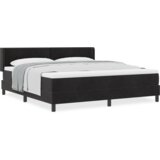 Box Spring Krevet s Madracem Crni 180x200 cm Baršun | shoptok.hr