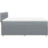  Krevet box spring s madracem svjetlosiva 160x200 cm tkanina | shoptok.hr