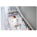 Ricokids omot za krevetić 3m - mint-roza-ljubičasta | shoptok.hr
