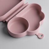 Tommee Tippee EasiStick™ Silicone Foldable Plate kutija za užinu 4m+ Pink 1 kom | shoptok.hr