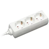 Produžni kabel s utičnicama 3-struko (Bijele boje, 5 m)