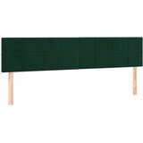  s oprugama i madracem tamnozeleni 160x200 cm baršunasti | Eponuda.com