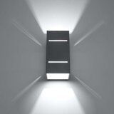  Zidna lampa BLOCCO siva | shoptok.hr