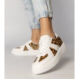 Gemre White leopard-print women's sneakers Toris | ePonuda.com