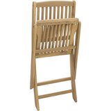  Sklopive vrtne stolice 2 kom 57 x 48 5 x 90 cm od drva bagrema | shoptok.hr
