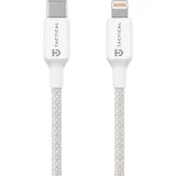 Stitch Thread pleten USB-C v Lightning kabel bele barve dolžine 2m