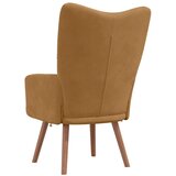  Stolica za opuštanje smeđa baršunasta | Eponuda.com