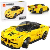  Tehnički blokovi Sportski automobil ŽUTI 143 dijela + naljepnice ZA5742 | shoptok.hr
