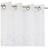 Casa Selección Bela/siva prosojna zavesa 140x260 cm Grow – | Shoptok.si
