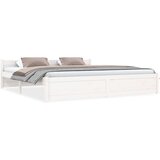 Furnova Posteljni okvir bel iz trdnega lesa 180x200 cm, (21940655) | Shoptok.si