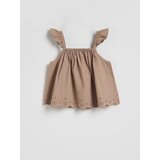 Reserved Top s naramenicama - bež | shoptok.hr