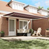 Tenda na ručno uvlačenje smeđa 450 x 300 cm | Eponuda.com