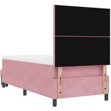 Box spring krevet s madracem Ružičasta 100 x 200 cm Baršun | shoptok.hr