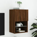 Maison Chic TV omarica - TV stojalo - Televizijska omarica z LED lučkami rjav hrast 40,5x30x60 cm, (21699186) | Shoptok.si