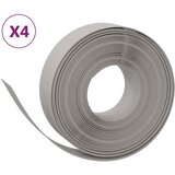  Vrtne ivice 4 kom sive 10 m 15 cm od polietilena | shoptok.hr