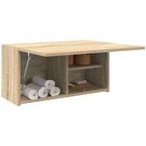 vidaXL Kopalniška stenska omarica sonoma hrast 60x25x30 cm inž. les | Shoptok.si