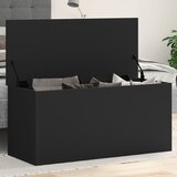 vidaXL Kutija za pohranu crna 100x42x46 cm od konstruiranog drva | shoptok.hr