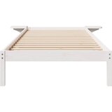  Krevetna konstrukcija s bočnim stolovima Bijelo 100 x 220 cm | shoptok.hr