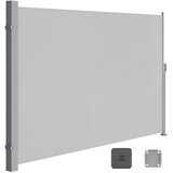 Songmics Stranski nadstrešek 160x350 cm Siva, (5000275670) | Shoptok.si
