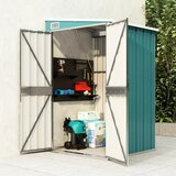 vidaXL Vrtna lopa zelena 118x100x178 cm pocinkano jeklo 316217 Cene