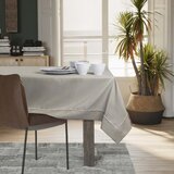 AmeliaHome Stolnjak Empire s man&amp;scaron;etom i obrubom 140x160 cm, cappuccino Slike