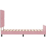 vidaXL Postelja Roza 80x200 cm Samet, (22049680) | Shoptok.si